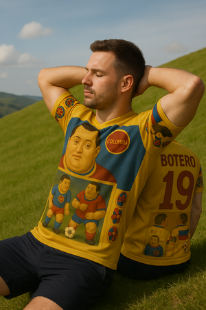 EL TRI - MEXICO - LIMITED EDITION -Botero Style - Colombia- Recycled unisex sports jersey- Recycled unisex sports jersey