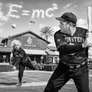 Einstein Genius Jew - Recycled baseball jersey