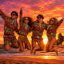 Aztec Cabo Sunset Fun  - Unisex Hoodie