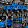 MEXICO 70 CHINGON NEON BLUE - Recycled unisex sports jersey