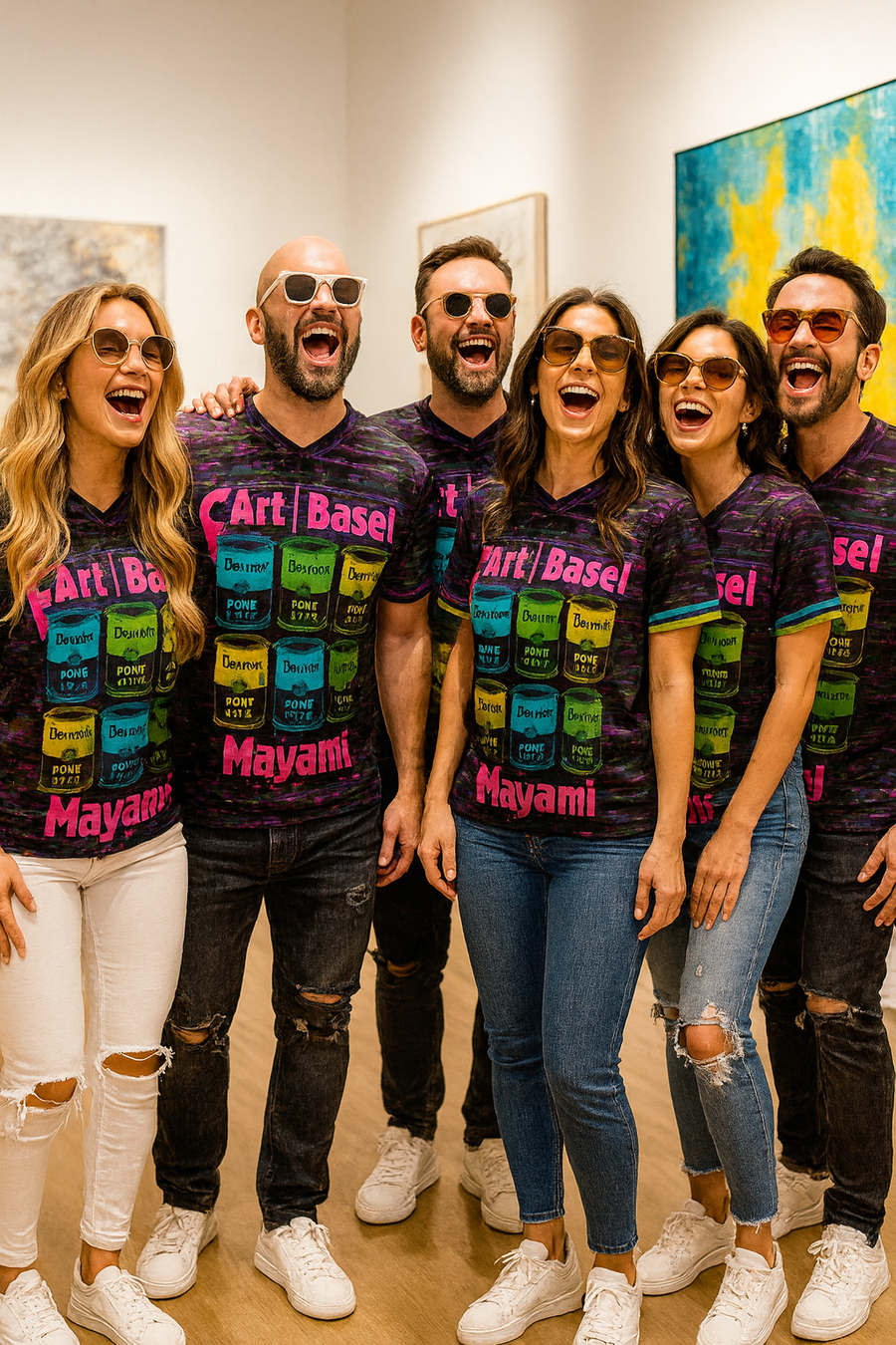 fArt Basel - Recycled unisex sports jersey