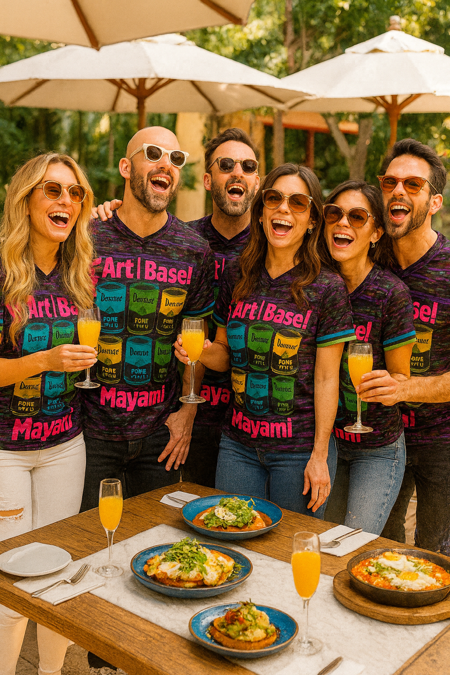 fArt Basel - Recycled unisex sports jersey