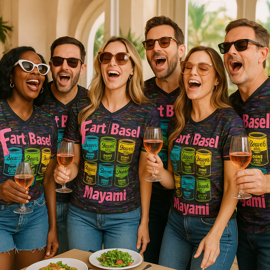 fArt Basel - Recycled unisex sports jersey