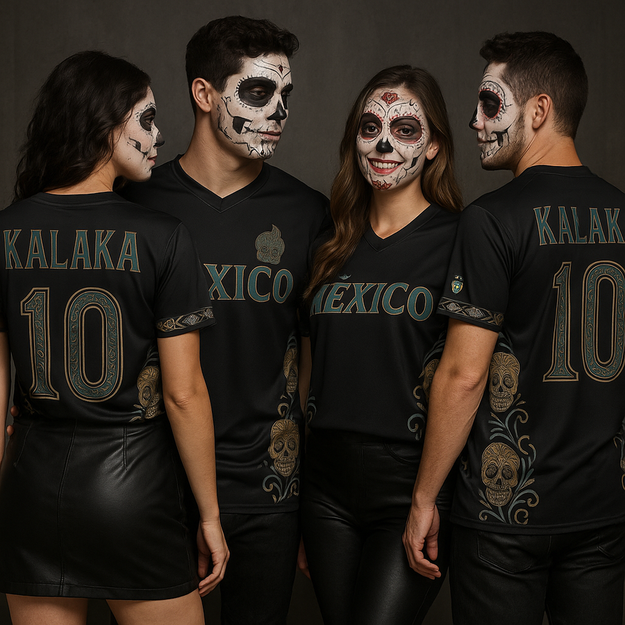 El Tri - Limited Edition - KALAKA dia de Muertos 10 Mexico - Recycled unisex sports jersey