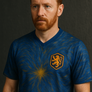 World Cup Art Mundial- Netherlands - Van Gogh style  - Starry Night - Recycled unisex sports jersey