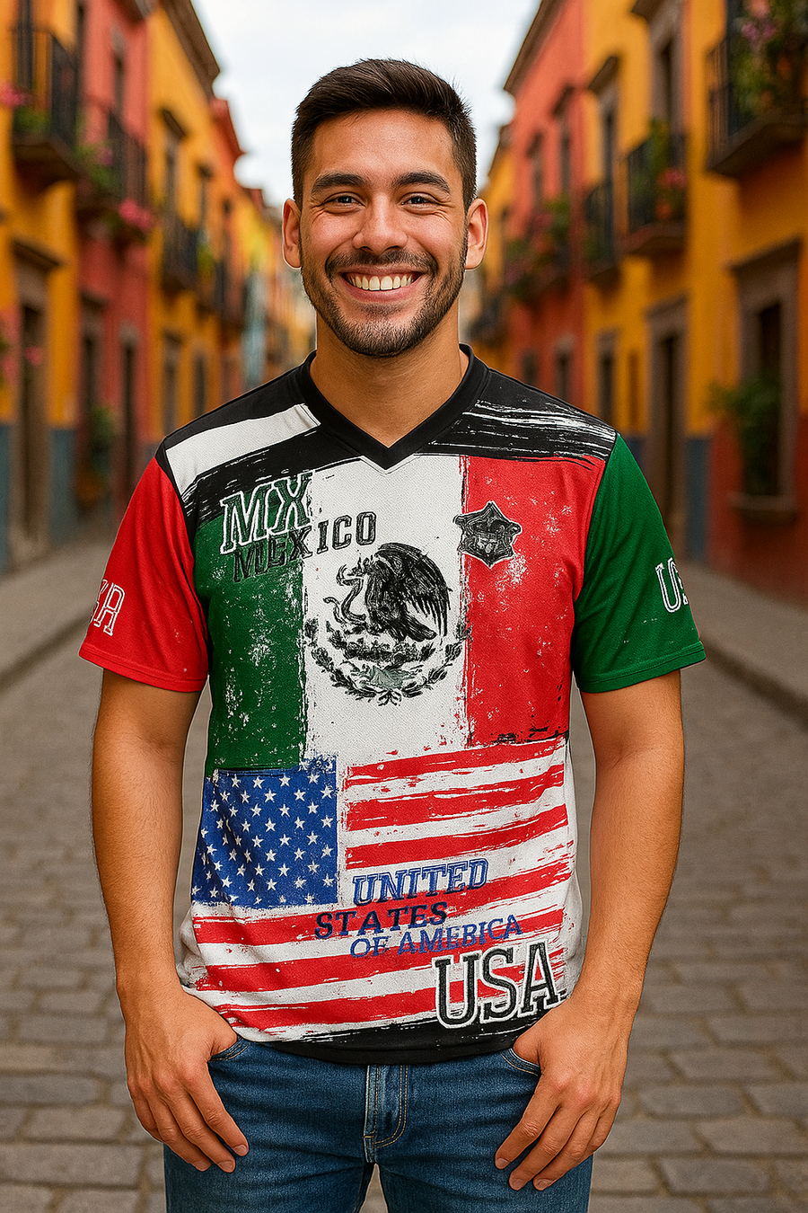 El Tri - Limited Edition -USAMEX - Recycled unisex sports jersey