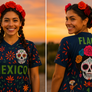 El Tri - Limited Edition - Dia de Muertos Flaca - Recycled unisex sports jersey