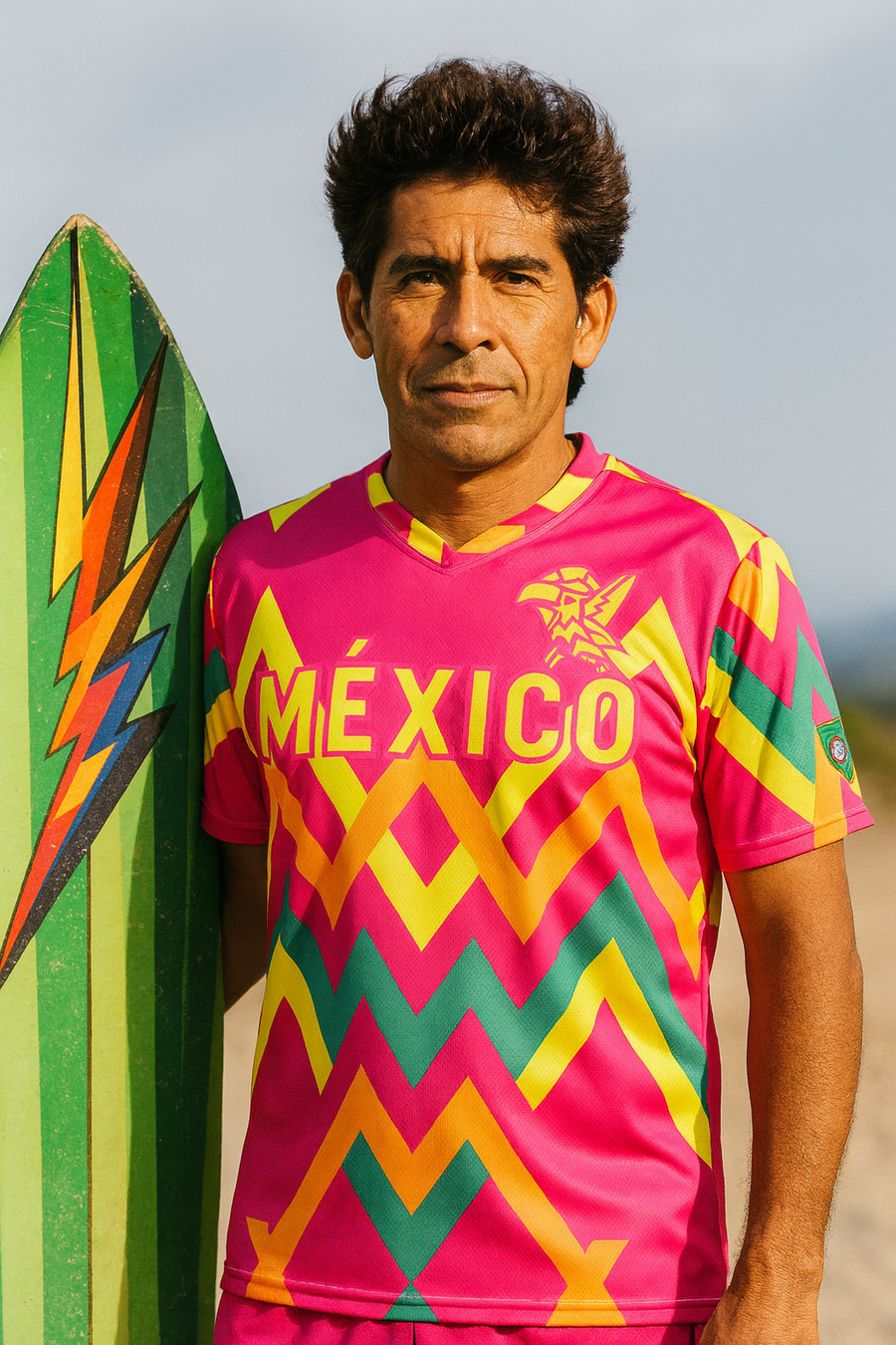 El Tri - Limited Edition  -  Brody Neon Eagle Surf - Recycled unisex sports jersey