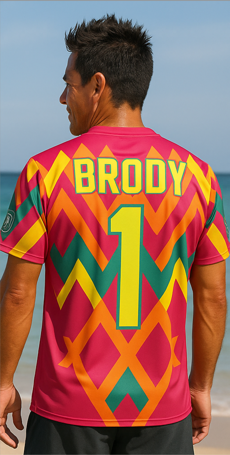 El Tri - Limited Edition  -  Brody Neon Eagle Surf - Recycled unisex sports jersey