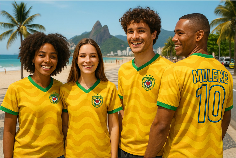 El Tri Limited Edition - Brasil Muleke 10 - Recycled unisex sports jersey