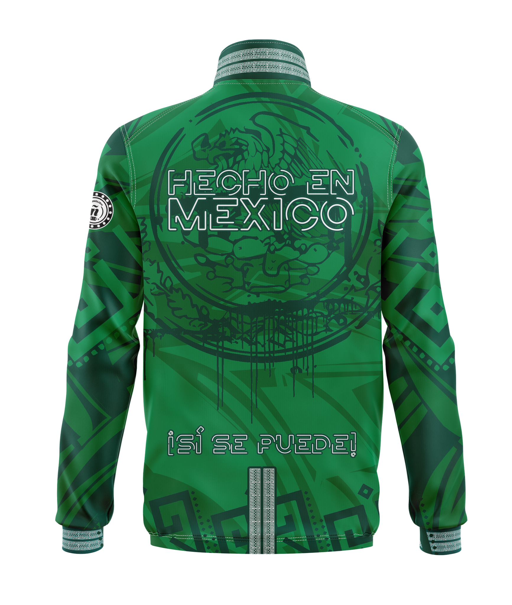 SPENGLISH Mexico Soccer Track Jacket Mexico National Team Seleccion Mexicana USA Hecho en Mexico Verde Green