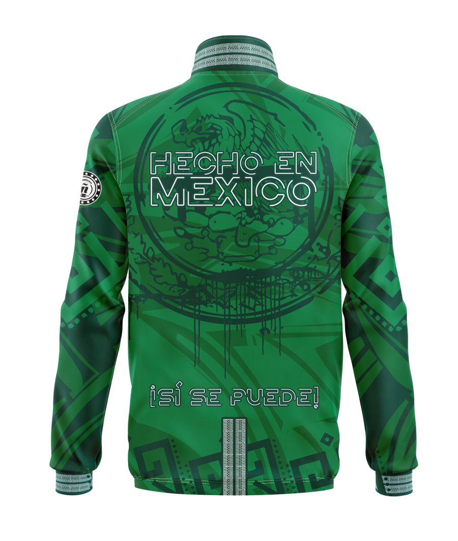 SPENGLISH Mexico Soccer Track Jacket Mexico National Team Seleccion Mexicana USA - Hecho en Mexico Verde Green