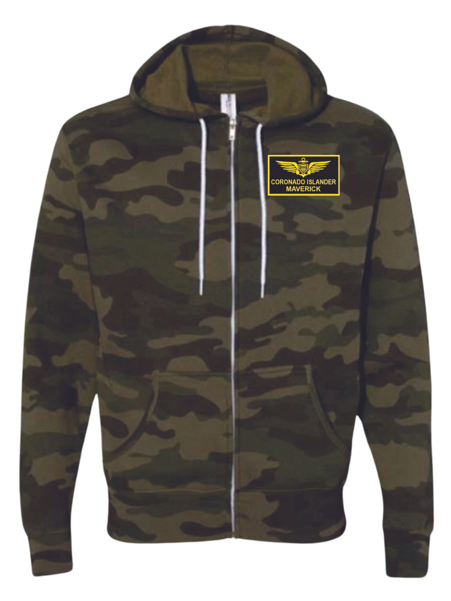 Top Gun Coronado Camo Zip Hoodie - Available at Nicky Rotens as well!