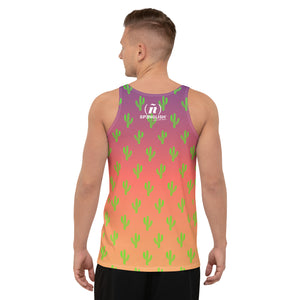 Cool & Mexican Sunset Cacti - Unisex Tank Top