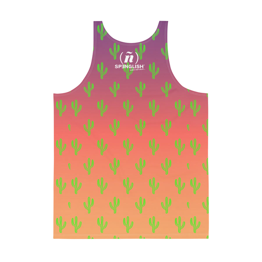 Cool & Mexican Sunset Cacti - Unisex Tank Top