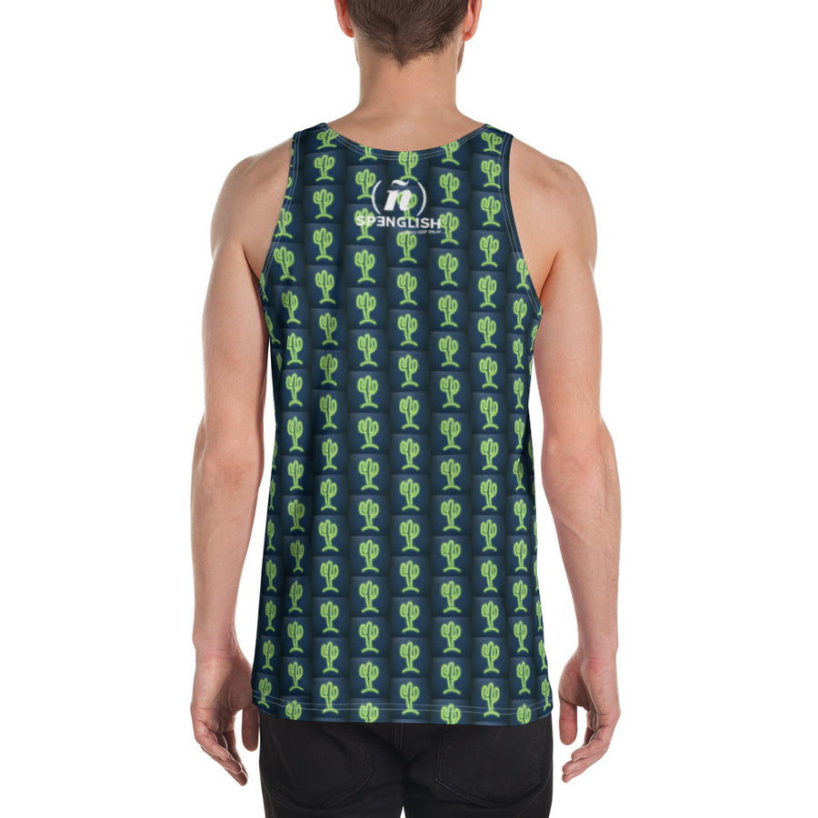 Cool & Mexican Neon Cacti - Unisex Tank Top