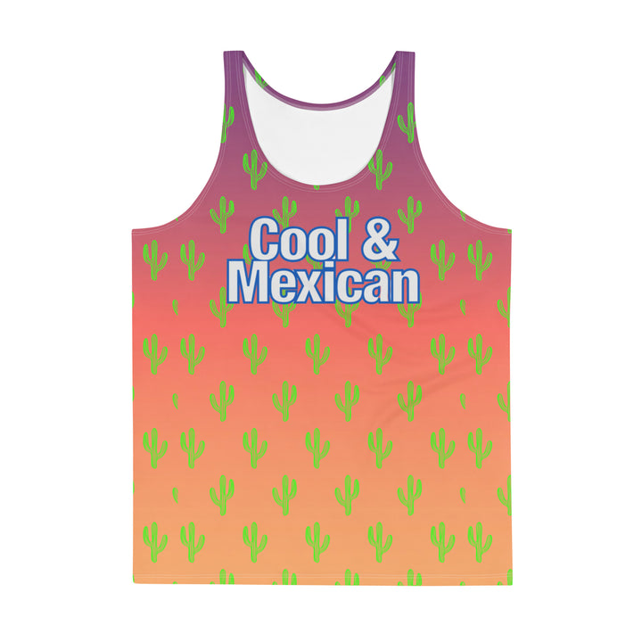 Cool & Mexican Sunset Cacti - Unisex Tank Top