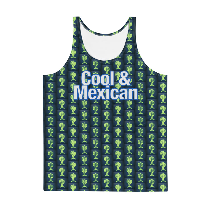 Cool & Mexican Neon Cacti - Unisex Tank Top