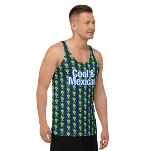 Cool & Mexican Neon Cacti - Unisex Tank Top