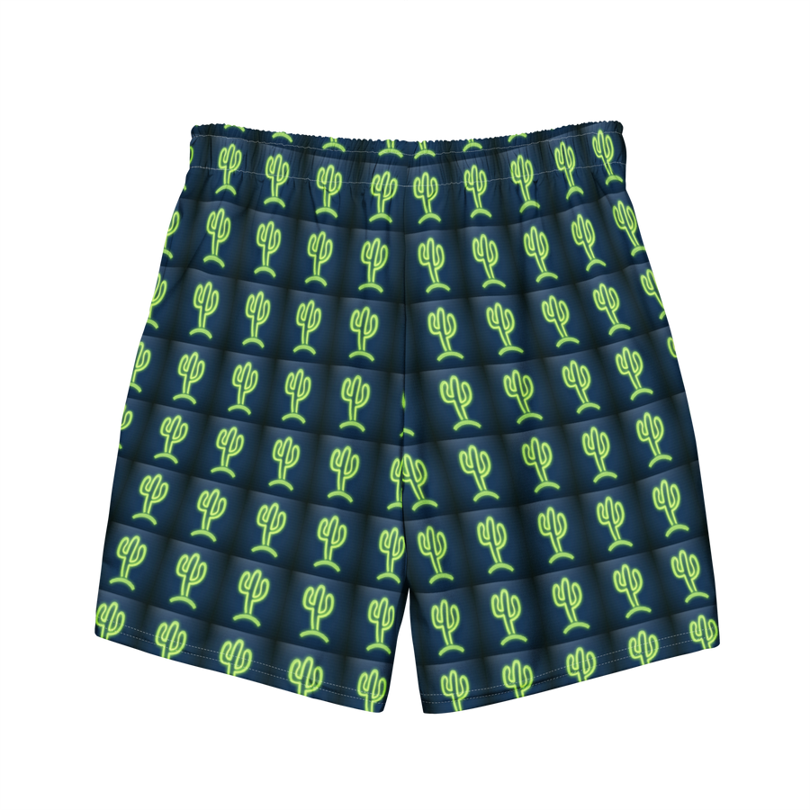 Cool & Mexican Neon Cacti -  All-Over Print Recycled Swim Trunks