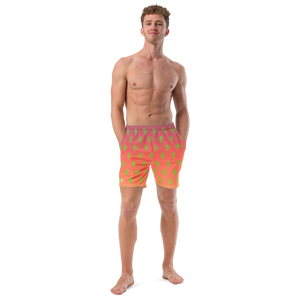 Cool & Mexican Sunset Cacti - All-Over Print Recycled Swim Trunks