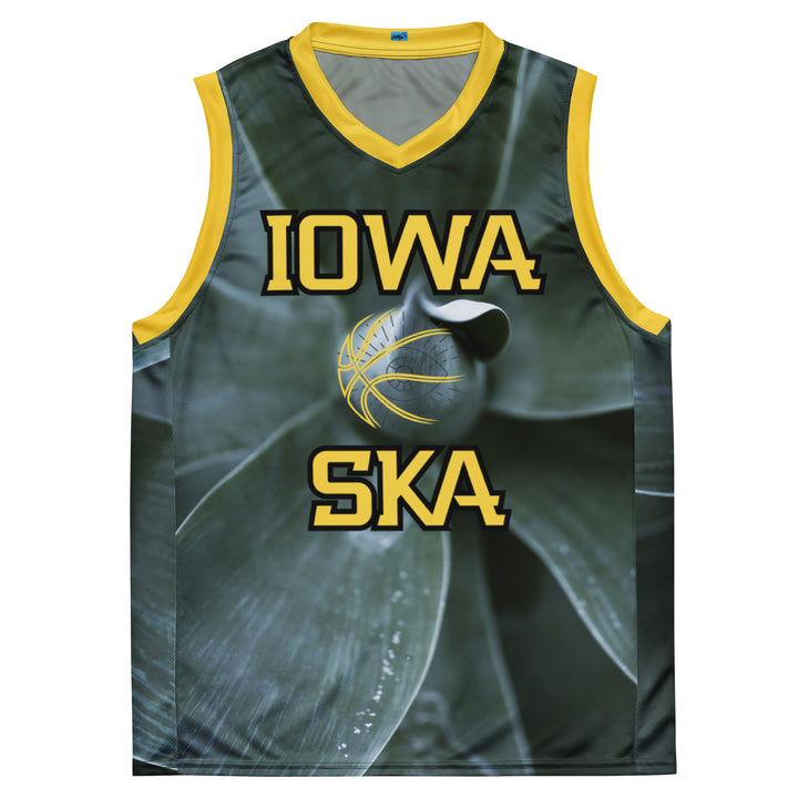 IOWA SKA -  Iowa State Baksetball Mock  - Ayahuasca - Recycled unisex basketball jersey