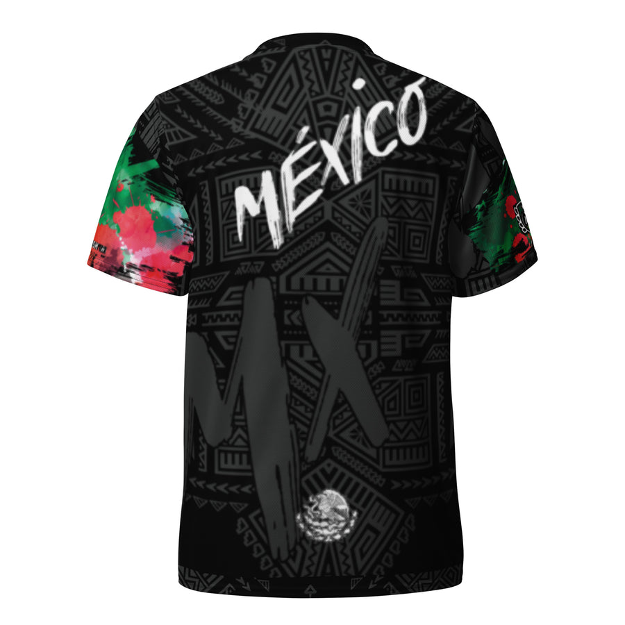 El Tri - Seleccion Mexicana - Mexico National team - MX Noir Artsy - Recycled unisex sports jersey