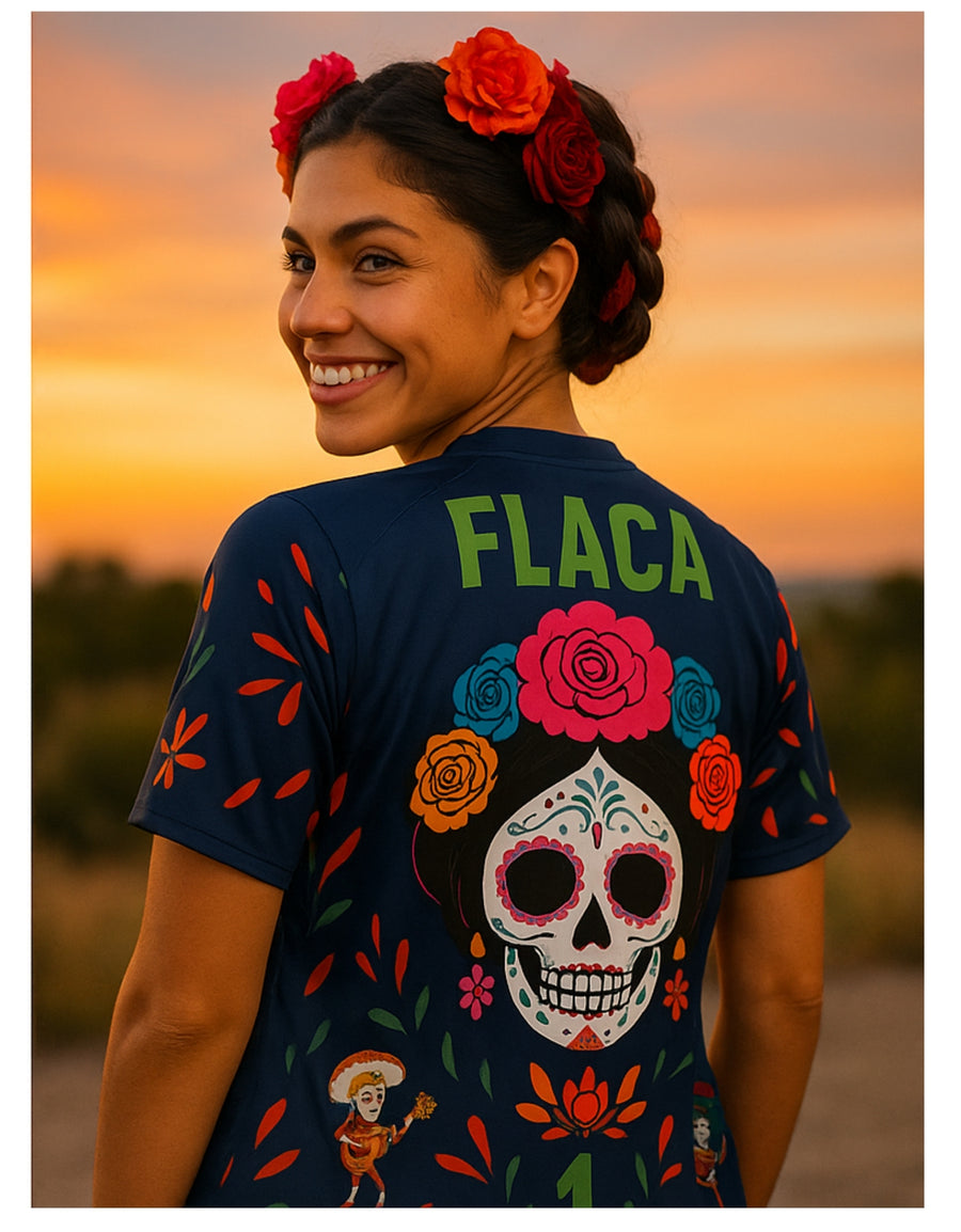 El Tri - Limited Edition - Dia de Muertos Flaca - Recycled unisex sports jersey
