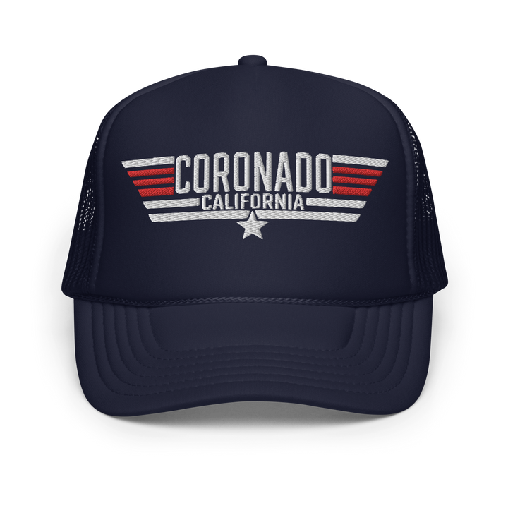top gun CORONADO CA - Foam trucker hat