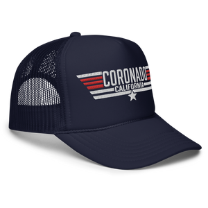 top gun CORONADO CA - Foam trucker hat