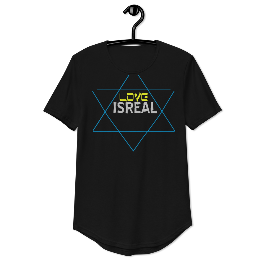Love IsReal - Men's Curved Hem T-Shirt