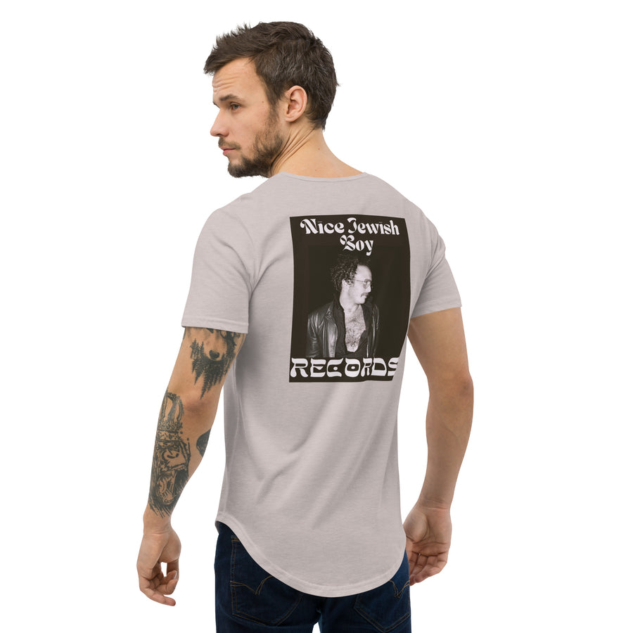 Nice Jewish Boy Records - Men's Curved Hem T-Shirt