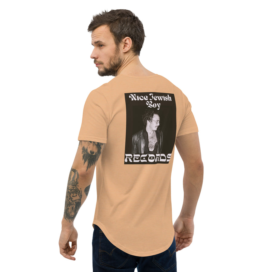 Nice Jewish Boy Records - Men's Curved Hem T-Shirt