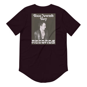 Nice Jewish Boy Records - Men's Curved Hem T-Shirt