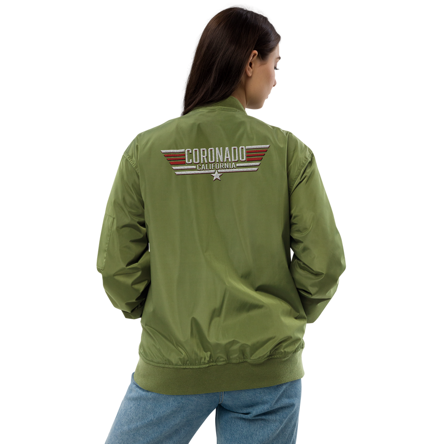 top coronado maverick - Premium recycled bomber jacket