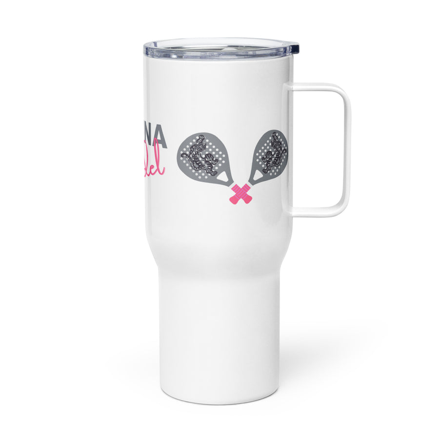 La reina del Padel - Travel mug with a handle