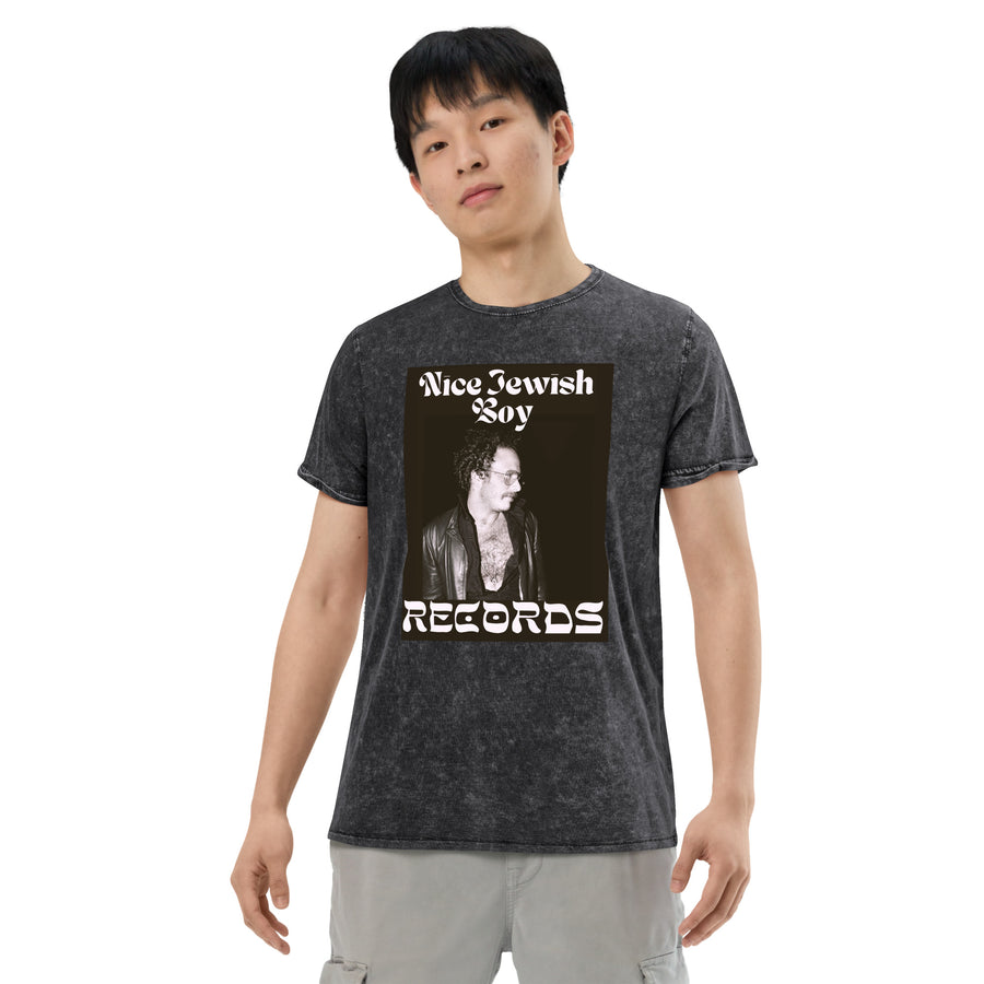 Nicer Jewish Boy Records - Denim T-Shirt