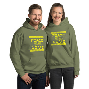 Peace and Love - Unisex Hoodie