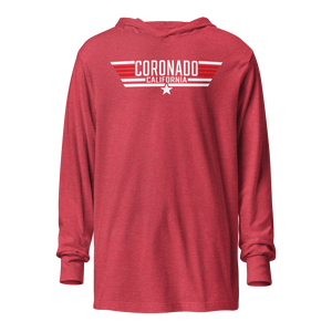 Top Coronado. - Hooded long-sleeve tee