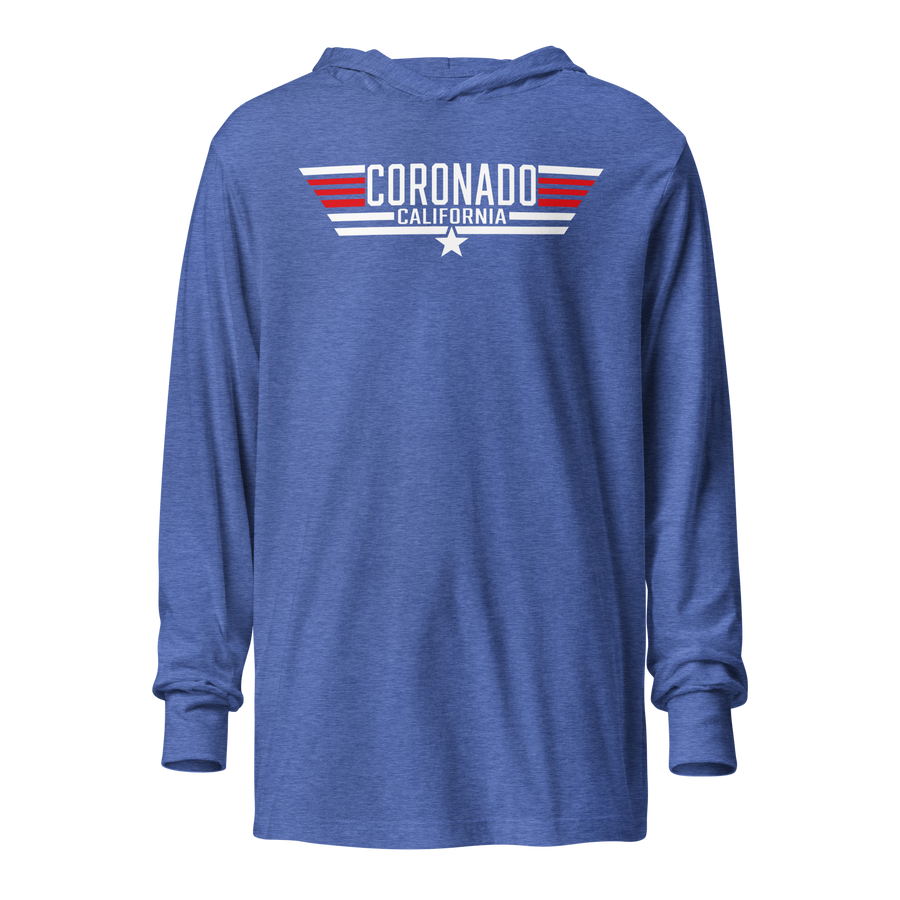 Top Coronado. - Hooded long-sleeve tee