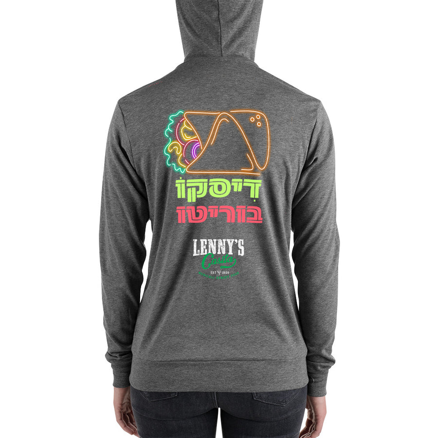 Disco Burrito - Unisex zip hoodie