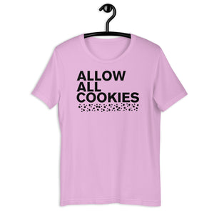 Allow all cookies - Unisex t-shirt