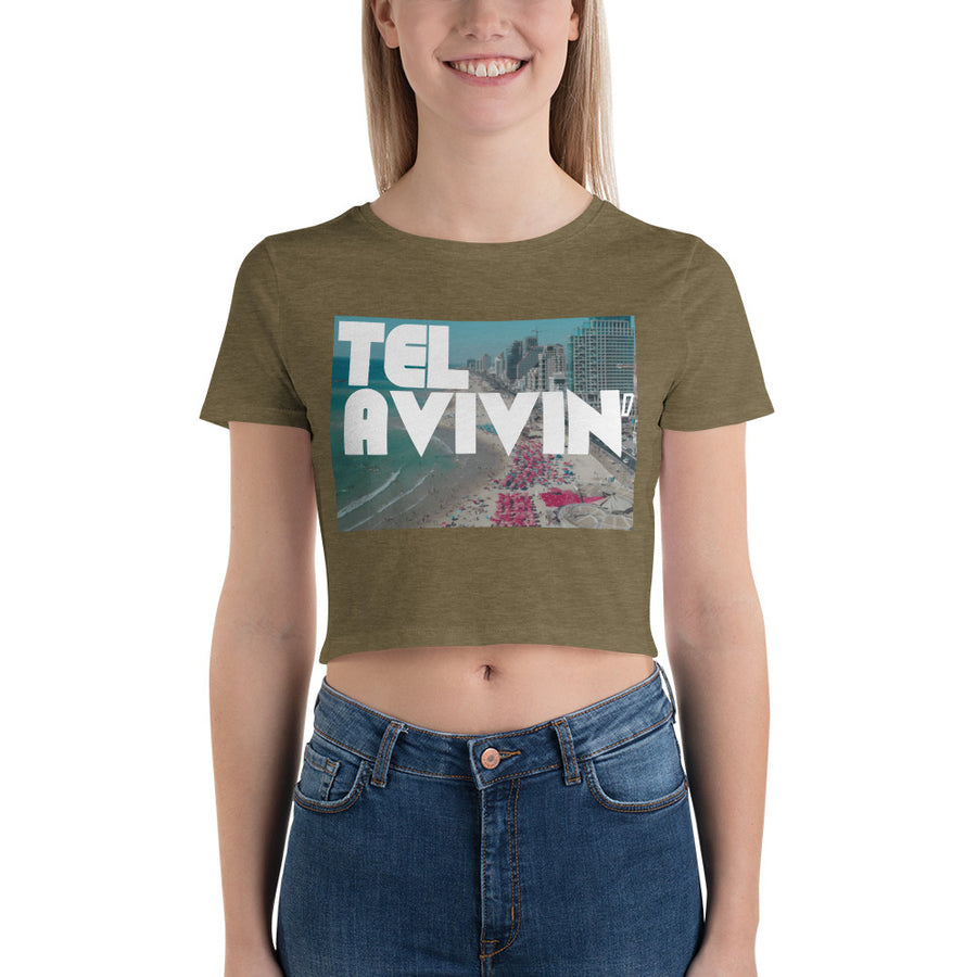 Tel Avivin' - Women’s Crop Tee