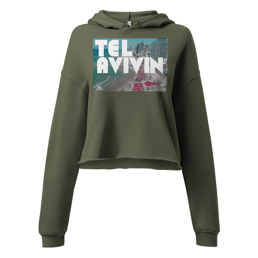 Tel Avivin' - Crop Hoodie