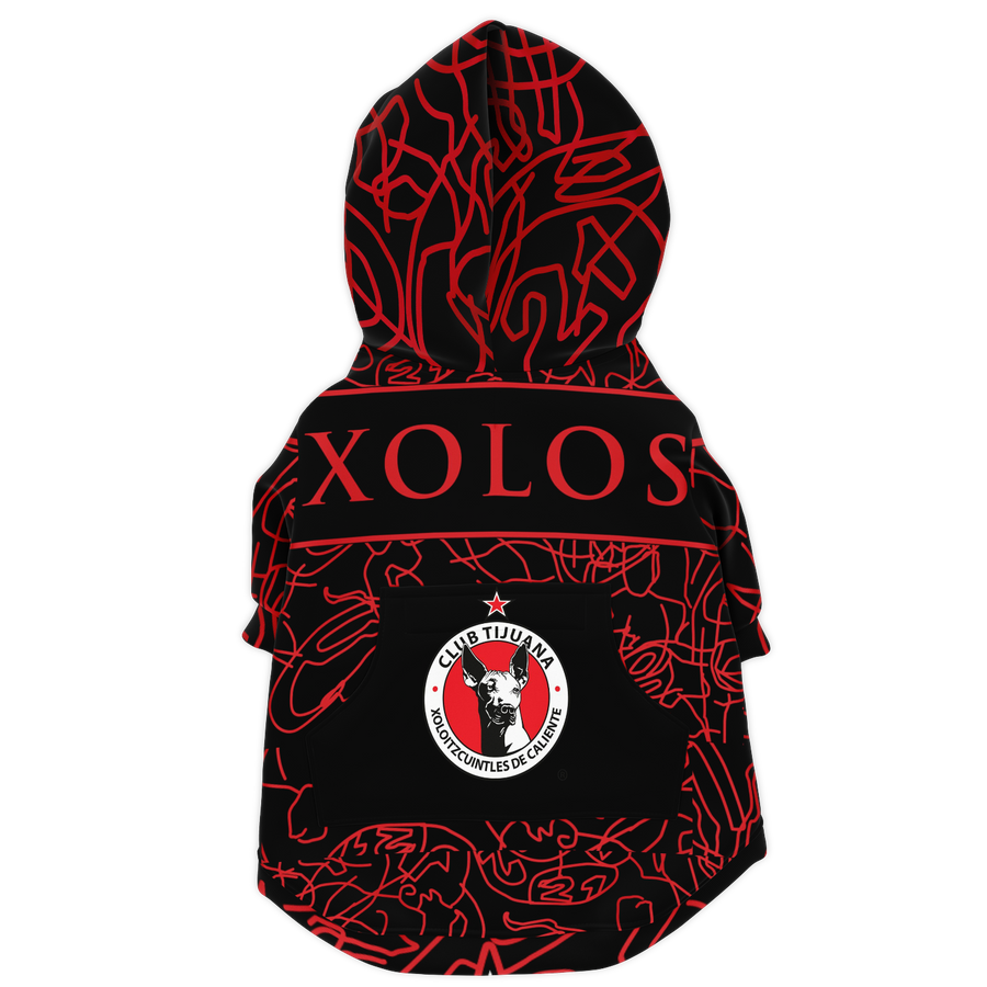 XOLOS CLUB TIJUANA - DOG HOODIE / CAPUCHA PARA PERRO