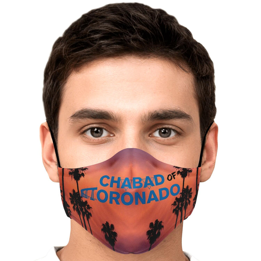 CHABAD CORONADO SUNSET - Printed Face mask