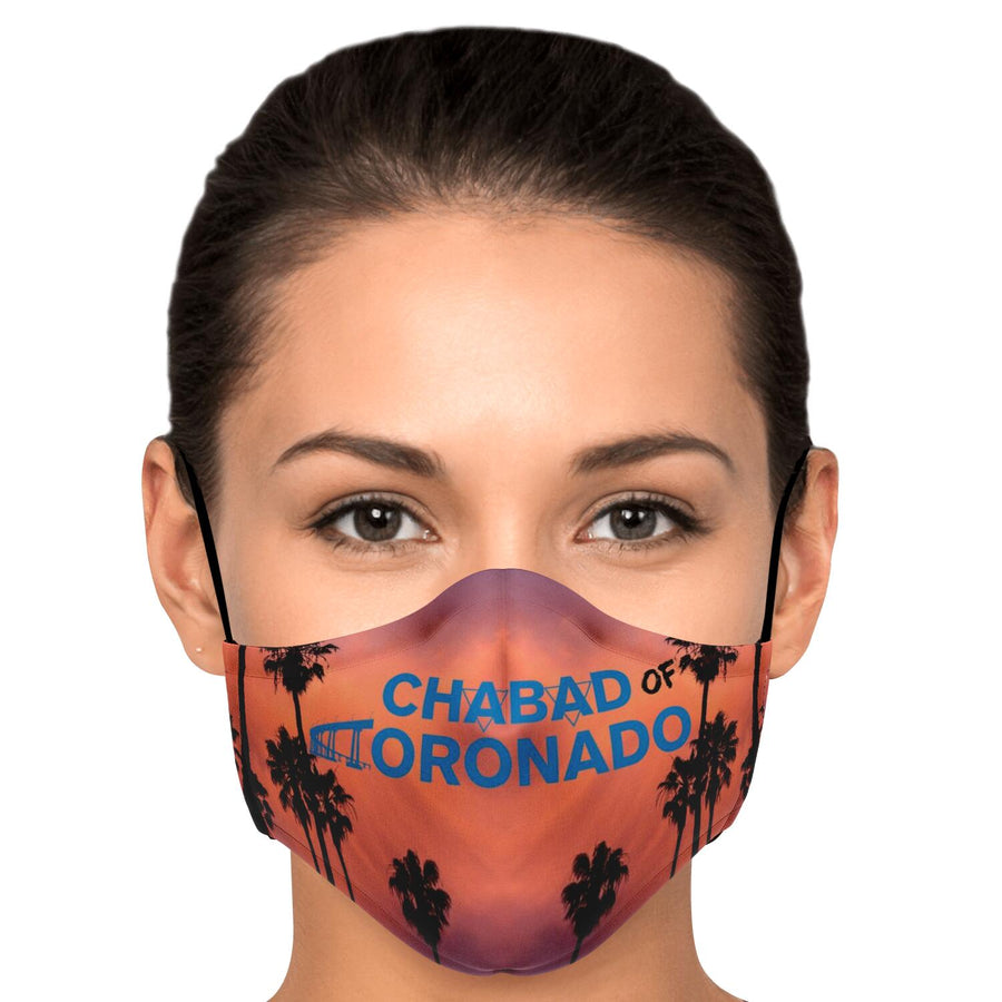 CHABAD CORONADO SUNSET - Printed Face mask