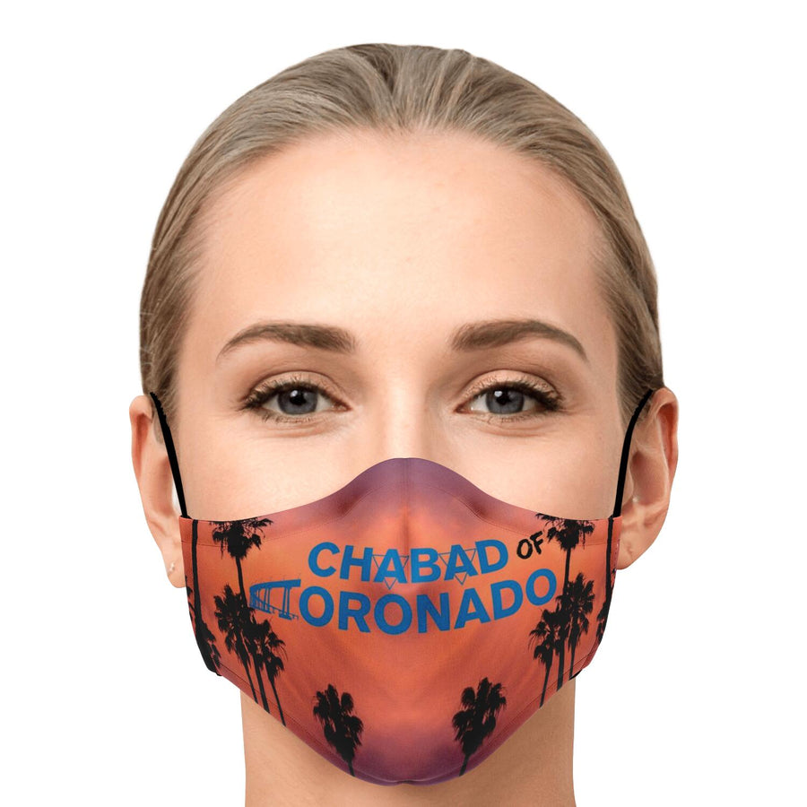 CHABAD CORONADO SUNSET - Printed Face mask