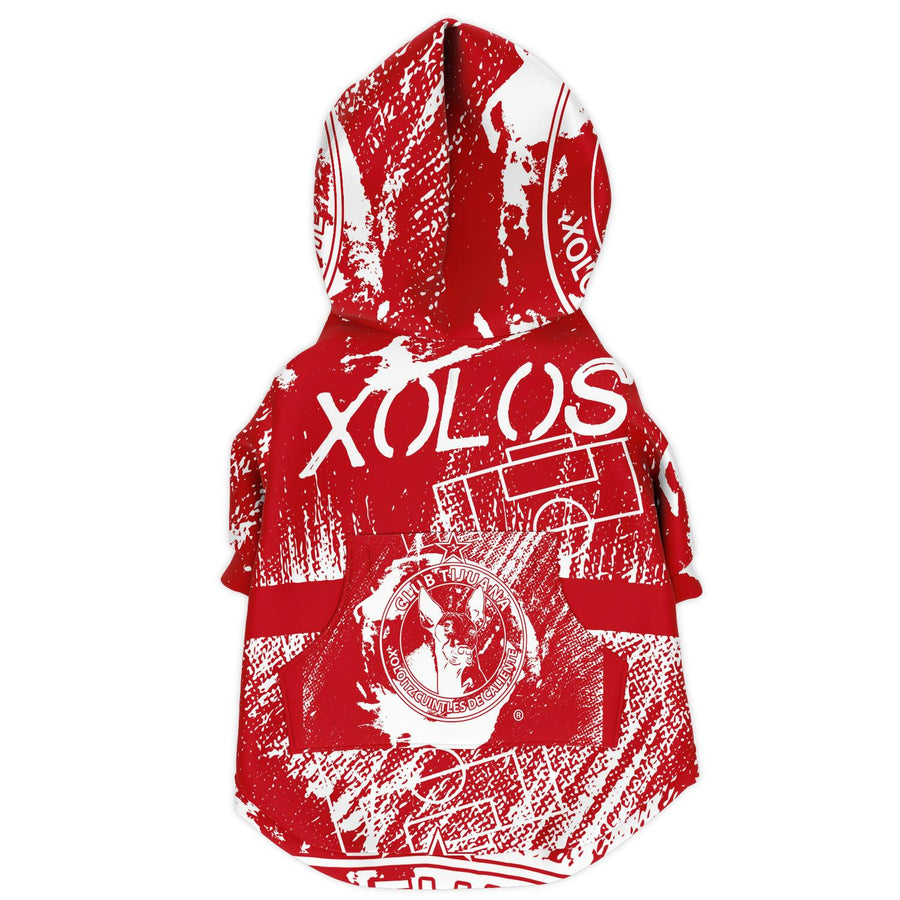 XOLOS VINTAGE RED - DOG HOODIE / CAPUCHA PARA PERRO