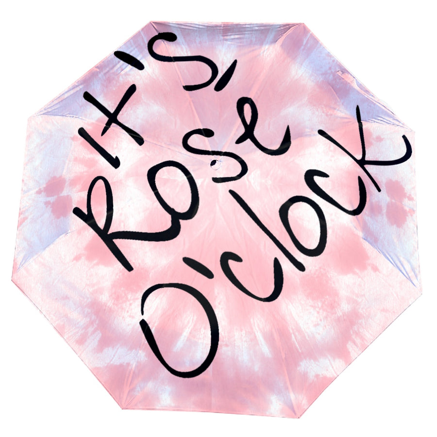 It's Rosé O'Clock - Automatic Foldable Umbrella